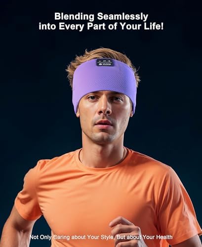 Ultimate Bluetooth 5.4 Sleep Headband Headphones – Designed for Side Sleepers, Unmatched Comfort for Active Lifestyles, Superior Sound Quality, Ergonomic Fit for Enhanced Relaxation, Ideal Tech Gift for Music and Podcast Enthusiasts