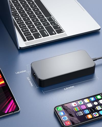 High-Performance 135 W AC Charger for Lenovo Think Centre M70, M80, M90 Series & Think Station P320, P330 – Fast Charging Power Supply Adapter with Enhanced Safety Features and 12-Month Warranty