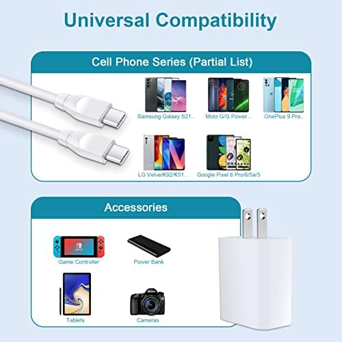 Pixel 9 Pro XL Fast Wireless Charging Pad – 15 W Charger Station for Google Pixel 9, 9 Pro, Fold 9 Pro, 8 Pro, 7 Pro, and Compatible Devices – Includes QC3.0 Adapter for Galaxy S25 Ultra, S24 Ultra, S23, S22 – Compact Design with Safety Features and LED Indicator for Effortless Charging