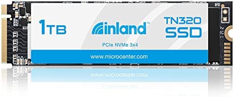 Transform Your PC Experience with the INLAND TN320 512 GB NVMe M.2 PCIe Gen3 x4 SSD – Unleash Up to 2000 MB/s Speeds, Perfect for Gaming and Content Creation, Advanced 3 D NAND Technology for Superior Durability and Enhanced Compatibility with Laptops and Desktops