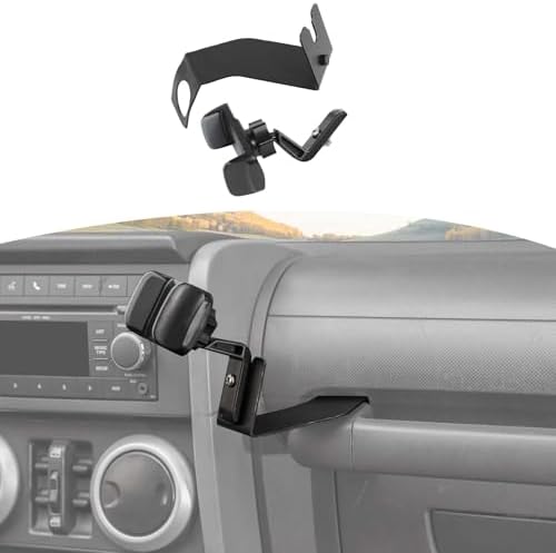 RT-TCZ Jeep TJ Phone & Walkie Talkie Mount Bracket – Durable, Easy-Install Holder for 1997-2006 Wrangler Models – Ultimate Off-Road Accessory for Secure Device Management and Enhanced Communication