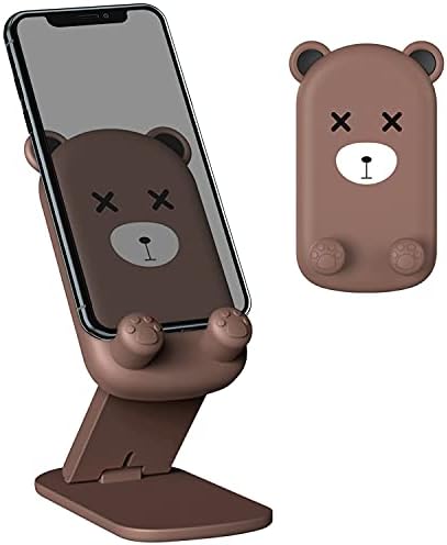 Cute Cell Phone Stand Foldable Adjustable Animal Phone Holder for Desk Silicone Protection Compatible with iPhone 16 15 14 13 12 Pro Max iPad Tablet Desk Accessories (Green Bear) – Enhanced Compatibility and Speed Cute Cell Phone Stand Foldable Adjustable Animal Phone Holder for Desk Silicone Protection Compatible with iPhone 16 15 14 13 12 Pro Max iPad Tablet Desk Accessories (Green Bear) – Enhanced Compatibility and Speed
