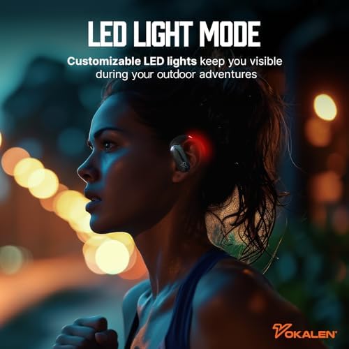 Experience Unmatched Audio Freedom with VOKALEN Reflex Pro Wireless Sport Earbuds – Superior Active Noise Cancellation, IP68 Waterproof Design, Ergonomic Secure Fit, and 50-Hour Battery Life for Uninterrupted Workouts and Leisure Activities (Black)