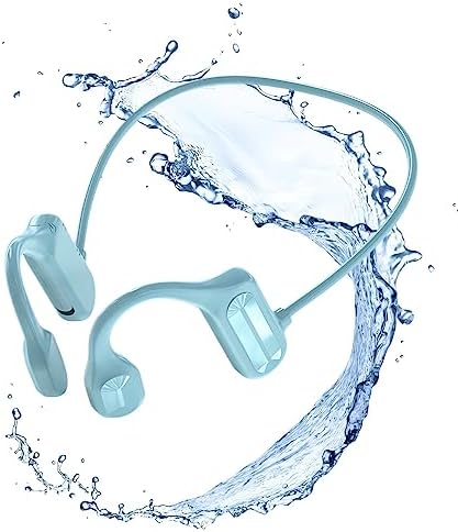 Revolutionary Waterproof Bone Conduction Headphones – 2023 Tictoyo Open-Ear Sports Earbuds with Built-in Mic, Bluetooth 5.3 Connectivity, Lightweight Design for Enhanced Comfort and Safety During Running and Outdoor Activities – Experience Music and Surroundings Seamlessly