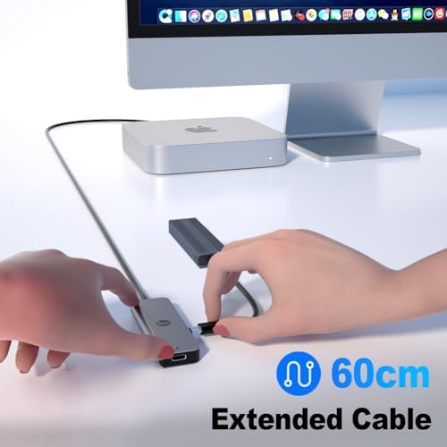 Unlock Ultimate Connectivity with the VCOM 10 Gbps USB C Hub: 5-Port Multiport Adapter Featuring 100 W Power Delivery for Lightning-Fast Charging and Data Transfer – Perfectly Designed for Mac Book Pro, Surface Pro, Dell, and HP Users – Ideal Portable Solution for Busy Professionals on the Move