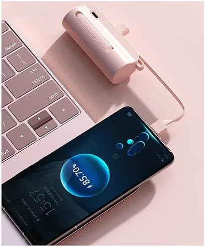 Ultra-Compact 5000 m Ah Power Bank for i Phone & Android – Fast Charging Mini Battery Pack with PD Technology, Sleek Pink Design for Travel & Everyday Use – Perfect Compatibility with i Phone 14/13/12/11/XR/XS/8/7