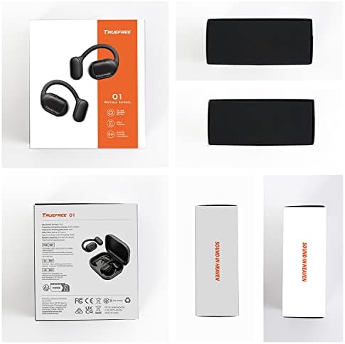 Experience Limitless Sound with truefree O1 Open Ear Headphones – Bluetooth 5.3 Wireless Earbuds Featuring 16.2 mm Drivers for Immersive Stereo, Noise-Cancellation Mic for Crystal-Clear Calls, 45 Hours Playtime, Perfect for Active Lifestyles and Sports Enthusiasts