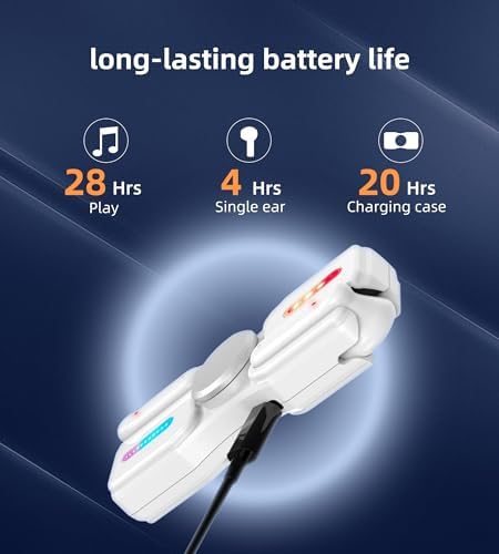 Elevate Your Sound Experience with King Lucky Light-Up Fidget Spinner Wireless Earbuds – Advanced Bluetooth 5.3 Connectivity, 30-Hour Extended Playtime, Exceptional Noise-Cancellation for Deep Immersion, Compact Design for Ultimate Portability, and Innovative Stress-Relief Fidget Feature for Fun On-the-Go Listening