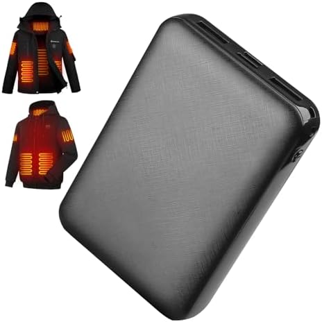High-Capacity 10000 m Ah Portable Power Bank for Heated Clothing and Smart Devices – 7.4 V Fast Charging with LED Display, Compact Design for On-the-Go Convenience and Enhanced Compatibility – Ideal for Heated Jackets, Vests, Sweatshirts, and Mobile Devices