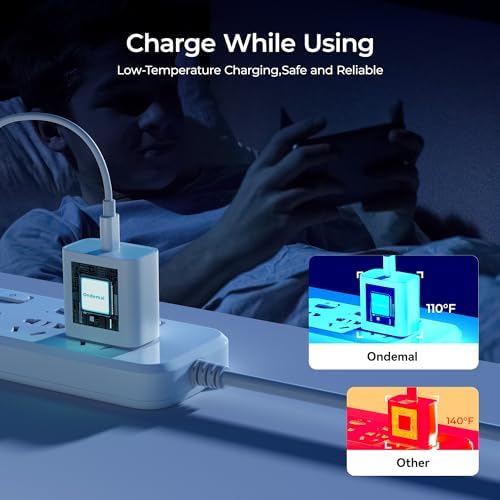 30 W USB-C Fast Charger Block with 6 ft & 10 ft Cables – Ultimate Charging Solution for i Phone 16, 16 Pro Max, 15, i Pad Pro & Samsung Galaxy S24 Ultra – Unmatched Speed, Safety & Versatility for Daily Use