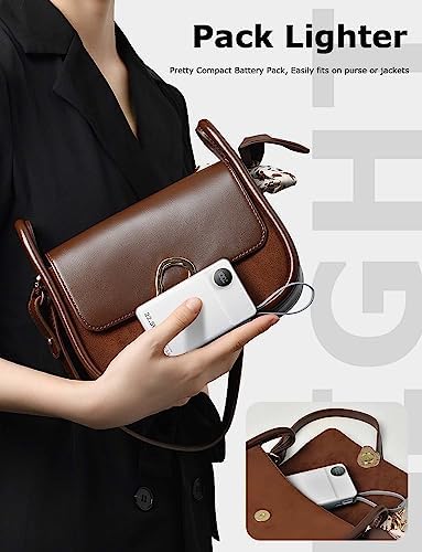 LISEN Mag Safe Wireless Power Bank – 10,000 m Ah Fast Charging Portable Charger for i Phone 16, 15, 14 Pro Plus & Apple Watch – Sleek Design with Built-in Cable, 22.5 W Rapid Charging, Enhanced Compatibility for Seamless On-the-Go Power Solutions