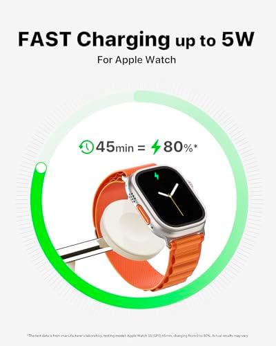 Revolutionize Your Charging Routine with Our 3-in-1 Wireless Charging Station for Apple Devices – Fast Mag Safe Charger for i Phone Models 12-16, Apple Watch, and Air Pods – Compact Design with Enhanced Stability, Overcharge Protection, and Effortless Organization
