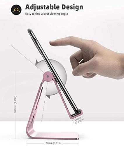 Lamicall Ergonomic Adjustable Smartphone Stand – Versatile Hands-Free Dock for i Phone 16, 15, 14, Plus, Pro Max, 13, 12, X, XS & All Android Phones (4-8″) – Sleek Black Finish with Anti-Slip Grip for Enhanced Efficiency and Comfort at Home or Office – Optimize Your Workspace with Customizable Viewing Angles and Superior Stability