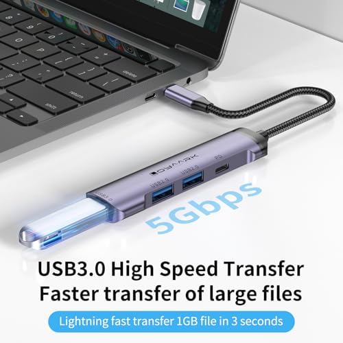 Transform Your Mac Book Pro into a Powerhouse with Our 4 K60 Hz USB C Hub – Ultimate Multi-Port Adapter for Lightning-Fast Data Transfers, PD 100 W Rapid Charging, and Dual SD/TF Card Readers – Ideal for Professionals and Creative Minds