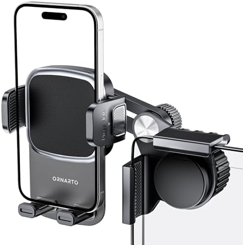 ORNARTO Tesla Phone Mount – Ultimate 360° Rotatable Holder for Model Y & 3 | No Residue or Screen Damage | Universal Fit for All Smartphones | Enhanced Overload Protection & Anti-Slip Grip | Perfect Car Accessory for Seamless Navigation & Hands-Free Calls