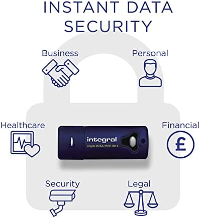 Secure Your Data with the 8 GB Crypto-140-2 USB Flash Drive – FIPS 140-2 Certified, 256-Bit Hardware Encryption, and Waterproof Design for Ultimate Protection – Fast USB 3.0 Transfers and Brute-Force Password Defense for Professionals on the Go