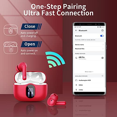 Advanced Bluetooth 5.4 Wireless Earbuds with IP7 Waterproofing and Noise-Canceling Microphone – 36 Hours Playtime for Immersive Stereo Sound During Sports, Travel, and Daily Commutes – Ultimate Comfort and Durability for Active Lifestyles and Music Enthusiasts