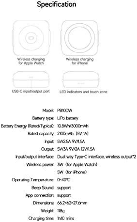ISDT PB50 DW 15,000 m Ah Magnetic Power Bank for Mag Safe – Fast Wireless Charging for i Phone 15 Pro Max/Plus, 14/13 Series, Air Pods, and Apple Watch – Ultimate Portability and Seamless Device Compatibility
