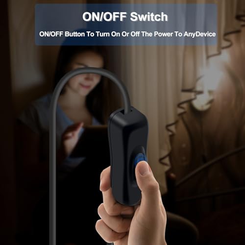 Premium USB C to USB Cable with On/Off Switch – High-Speed 5 Gbps Data Transfer & Power Supply for Laptops, PCs, Phones, and Cars (1.5 m / 4.9 FT) – Versatile Connectivity Solution for Enhanced Efficiency and Convenience