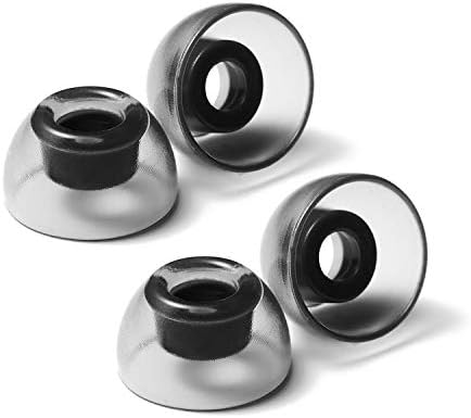 Upgrade Your Listening Experience with AZLA Sedna Earfit Crystal Replacement Earbud Tips (Size L) – 2 Pairs of Silicone Eartips for Enhanced Noise Isolation and Comfort – Compatible with Galaxy Buds 2 Pro, Air Pods Pro, Beats Power Beats Pro & Skullcandy – Perfect Fit for Long Listening Sessions – Elevate Sound Quality and Reduce Ear Fatigue