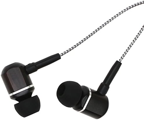 Elevate Your Audio Experience with Symphonized MTRX 2.0 Premium Wired Earbuds – Stylish Wood In-Ear Headphones Featuring Noise Isolation, Built-in Microphone & Volume Control, Ideal for Android Devices, Computers & Laptops (Gun Metal Finish) – Exceptional Sound Quality & Comfort for Music Lovers and Professionals