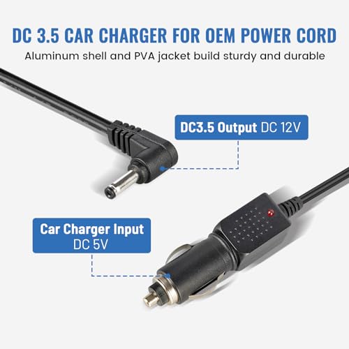 EWAY High-Speed DC Car Charger Adapter for Furrion FOS07 TADS Vision S Monitor – Ultimate Power Solution for FOS48 TA-BL & TAPK-BL Wireless Backup Cameras – Ensured Compatibility for Safe Reversing & Seamless Monitoring on the Go