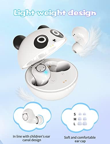 Charming Bluetooth Earbuds for Kids – Waterproof Noise-Cancelling In-Ear Headphones with Adorable Pig and Cat Designs – Comfortable Stereo Sound Perfect for Young Music Lovers and Learning – Durable, Easy-to-Clean Wireless Headset with Broad Device Compatibility – Engage Your Child’s Audio Experience with Fun and Functionality