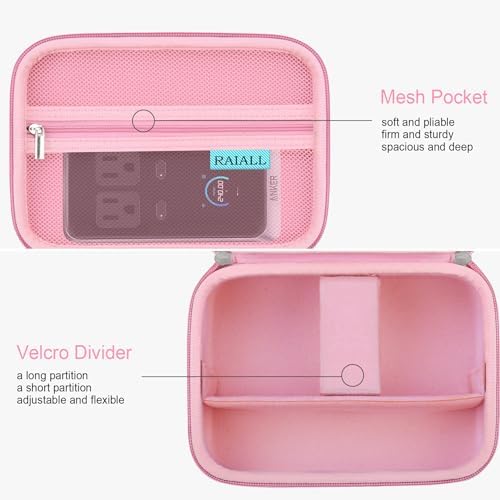 Premium Hard Case for Anker Prime 240 W & 160 W Charging Stations – Durable Travel Storage Bag with Multiple Compartments for USB Cables & Accessories – Sleek Black Design for Ultimate Protection & Organization