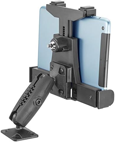 Heavy-Duty Locking Tablet Mount for Trucks – i BOLT Bizmount Dock’n Lock for 7″ to 10″ Tablets – Ultimate ELD Device Holder for Fleet Management and Restaurant Operations – Secure Drill Base for Enhanced Stability and Compatibility