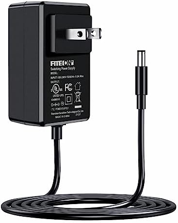 FITE ON 6 V AC Power Adapter for Nordictrack Fitness Machines – UL Listed Charger for Seamless Performance with Models E7, GX4.0, GX2.0, E5.5, ASR 630, 700, 990, E5.7 – Reliable, Durable Power Supply for Uninterrupted Workouts