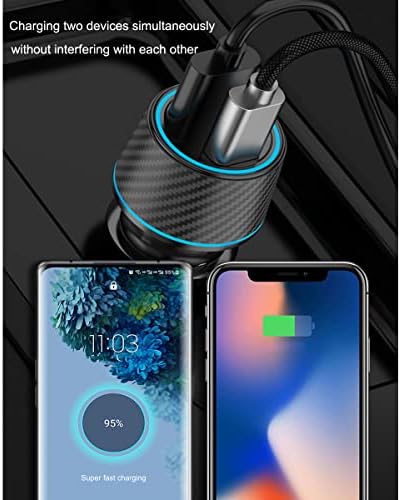 25 W Ultra-Fast Type C Wall and Car Charger Combo for Samsung Galaxy S25, S24, S23, S22, i Phone 16/15 Pro Max, Pixel 8/7/6 a – High-Speed USB-C Charging Kit with Premium Cable for Maximum Device Compatibility and Rapid Power Delivery