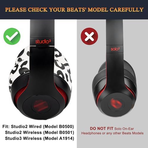 Transform Your Beats Studio Listening with Solo WIT Premium Replacement Ear Pads – Luxurious Soft Protein Leather Cushions Featuring Noise Isolation Memory Foam for Ultimate Comfort and Superior Sound Quality, Vibrant Orange Design for Enhanced Style with Studio 2 & 3 Headphones