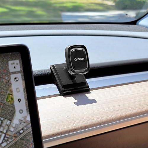 Discover the Cellet Premium Magnetic Air Vent Phone Holder for Tesla Model 3 & Model Y – Unmatched Stability Meets Elegant Design for Ultimate Driving Convenience. This innovative car phone mount features a robust magnetic grip that securely holds your smartphone, ensuring safe access to navigation and calls while keeping your focus on the road. Engineered for seamless compatibility with most phone models and cases, its effortless installation requires no tools—simply attach it to your air vent. The sleek, compact design perfectly complements the sophisticated interiors of your Tesla, while the 360-degree rotation allows for personalized viewing angles, whether you prefer landscape or portrait mode. Crafted from high-quality materials, this durable phone holder promises longevity and easy maintenance; just wipe it clean with a damp cloth. Elevate your driving experience and enhance your Tesla’s functionality with the Cellet Magnetic Mount—where style meets practicality for every journey.