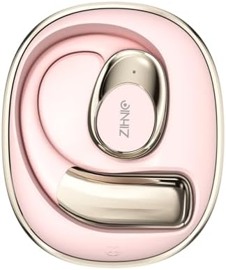 ZIHNIC Pink Wireless AI-Translation Earbuds – Effortless Multilingual Conversations with Advanced Bluetooth 5.0, Ergonomic Comfort for Long Use, IPX5 Waterproof Design Perfect for Travel and Workouts – Elevate Your Communication Experience