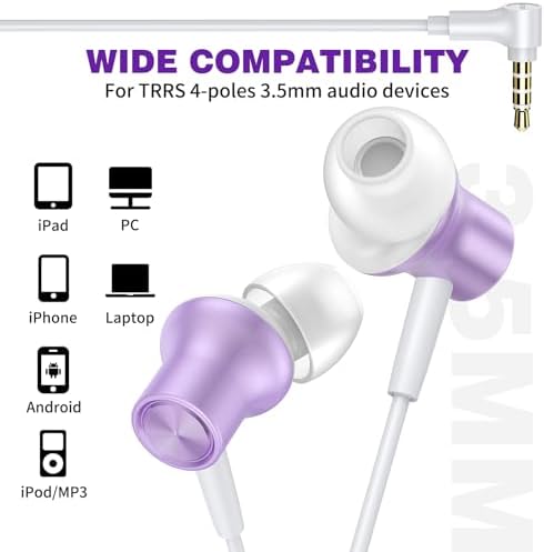 Discover Ultimate Audio Precision with ASKUBSKU Noise-Isolating Wired Earbuds – The Essential Hi-Fi Companion for Chromebook and Laptop Users. Tailored for both audiophiles and everyday listeners, these ultra-lightweight earbuds boast a universal 3.5 mm audio jack, ensuring flawless connectivity across all your devices. Experience an unparalleled auditory journey with cutting-edge noise isolation technology, making them the perfect choice for focused study sessions, professional calls, or exhilarating gaming marathons. Featuring an integrated microphone and convenient mute function, crystal-clear communication is guaranteed for students and remote workers alike. Designed with an ergonomic shape, these earbuds provide all-day comfort, preventing weariness during extended listening periods. The sleek grey finish not only enhances durability but also adds a modern flair to your tech ensemble. Elevate your sound experience with ASKUBSKU – your trusted partner for premium audio performance wherever you go.