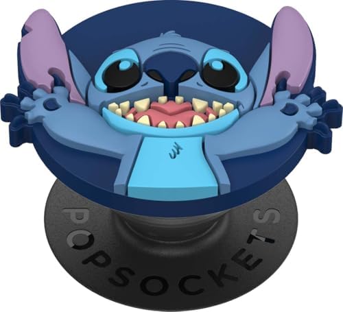 Stylish Lilo & Stitch Pop Socket Grip with Kickstand – Versatile One-Handed Phone Holder for Seamless Use and Enhanced Compatibility across Devices – Effortless Style and Functionality in a Durable Accessory for i Phone, Samsung, and More – Perfect for Wireless Charging and Swappable Designs – Ideal Anti-Drop Solution for Everyday Convenience