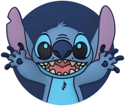Stylish Lilo & Stitch Pop Socket Grip with Kickstand – Versatile One-Handed Phone Holder for Seamless Use and Enhanced Compatibility across Devices – Effortless Style and Functionality in a Durable Accessory for i Phone, Samsung, and More – Perfect for Wireless Charging and Swappable Designs – Ideal Anti-Drop Solution for Everyday Convenience