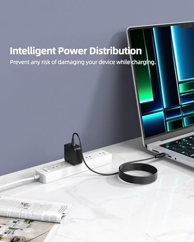 High-Performance 45 W USB-C Fast Charger for Asus Chromebook – UL Certified Safety Standards, 7.5 Ft Extended Cable, Enhanced Compatibility & Reliable Speed with 24/7 Support