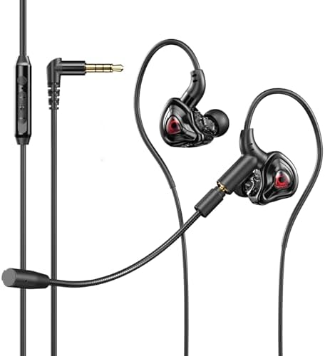 Elevate Your Gaming Experience with Dual Driver Wired Earbuds – Noise-Cancelling Type C Headphones with Built-In Mic for Crystal Clear Audio – Perfect for Mobile, Tablet, and Laptop Gaming – Immerse Yourself in Superior Sound Quality and Stay Connected During Intense Sessions
