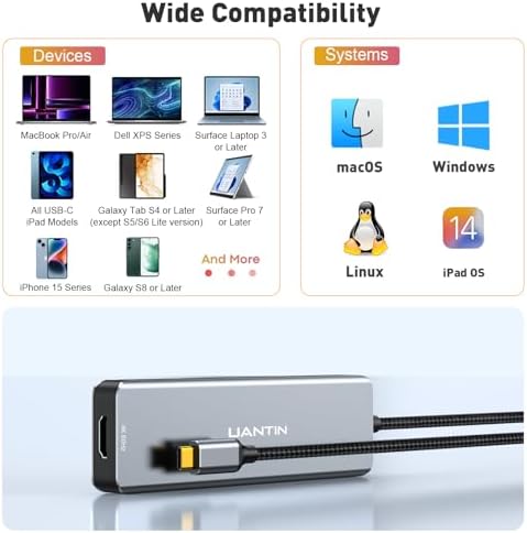 Transform Your Workflow with the 9-in-1 USB C Hub Featuring 4 K 60 Hz HDMI & Power Delivery – Ultimate Multiport Adapter for Mac Book Pro, i Pad Pro, Dell, and HP Laptops – Fast 5 Gbps Data Transfer, Dual USB-C, USB-A Ports, Plus SD/TF Card Reader for Maximum Productivity and On-the-Go Convenience