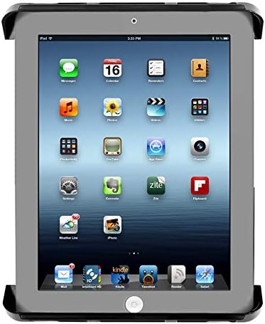 RAM Mounts Tab-Tite Adjustable Tablet Holder for Apple i Pad Gen 1-4 & More – Ultimate Versatile Mounting Solution with 360-Degree Rotation, Perfectly Engineered for Hands-Free Use and Easy Installation on RAM B 1″ & C 1.5″ Round Ball Bases, Ideal for Professionals and Everyday Users Seeking Enhanced Accessibility and Stability