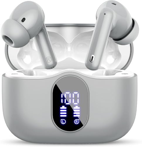 Elevate Your Audio Experience with Rose Gold Wireless Earbuds – Bluetooth 5.4 Connectivity, IP7 Waterproof Protection, and 36-Hour Playtime – Perfect for Active Lifestyles, Sports, and Seamless Communication – Stylish Comfort and Superior Noise-Cancellation for Uninterrupted Listening