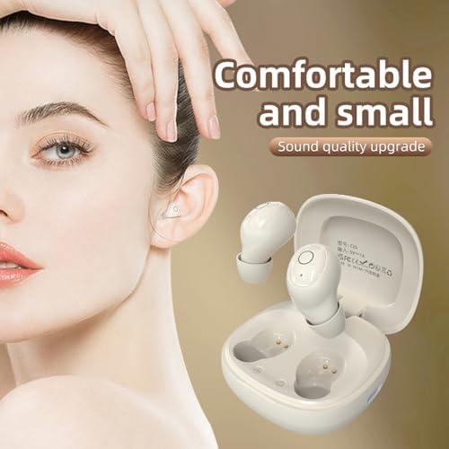 Compact Purple Wireless Earbuds for Small Ears – Discreet Bluetooth Headphones Tailored for Women and Kids – Ergonomic Design for Comfort While Sleeping – Extended Battery Life with Exceptional Sound Quality – Perfect for Travel and Everyday Use