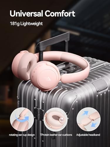 Elevate Your Audio Experience with 1 MORE HQ20 Wireless On-Ear Headphones – Lightweight, Foldable Design for Ultimate Portability – 65 Hours of Impressive Playtime Perfect for Students and Travelers – Enjoy Safe Listening at 85 d B Volume with Noise-Canceling Technology – Seamless Bluetooth Connectivity for Android and i OS Devices – Integrated Microphone for Effortless Call Management – Durable Build with a Sleek Black Finish Ideal for Extended Use – Your Go-To Headphones for School, Travel, and Leisure Activities – Discover Unmatched Comfort and Quality Today!