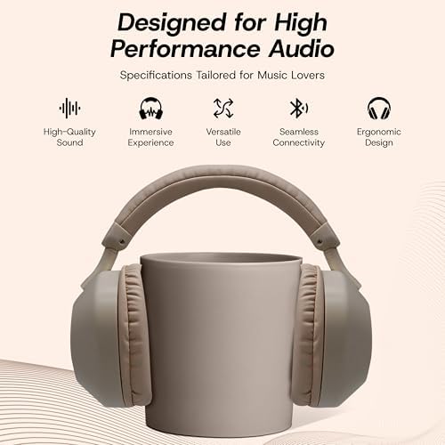 Gabba Goods Aura Elite Premium Wireless Over-Ear Headphones – Unmatched High-Resolution Audio with Built-In Mic, SD Card Compatibility & 6-Hour Battery Life – Perfect for Gamers, Travelers, and Professionals – Chic Black Design for Audiophiles and Everyday Users