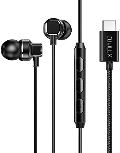 Cubilux High-Resolution USB C Headphones with Built-in Microphone – Premium 192 KHz/24-bit DAC Earphones Compatible with i Phone 16/15 Pro Max, i Pad Pro 13/12.9/11, Samsung S25/S24/S23, and Android Devices – Sleek Black Design, 4 FT Durable Cable for Enhanced Audio Experience and Versatile Use Cubilux High-Resolution USB C Headphones with Built-in Microphone – Premium 192 KHz/24-bit DAC Earphones Compatible with i Phone 16/15 Pro Max, i Pad Pro 13/12.9/11, Samsung S25/S24/S23, and Android Devices – Sleek Black Design, 4 FT Durable Cable for Enhanced Audio Experience and Versatile Use