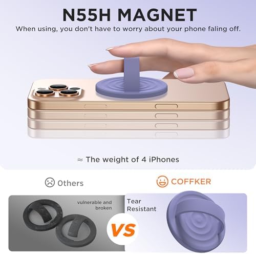 Revolutionary Magnetic Phone Ring Grip Holder – Ergonomic Silicone Finger Loop for i Phone Pro Max/Plus, 12/13/14/15/16 Series – Compatible with Mag Safe – Oat Color Enhances Aesthetics and Comfort – 360-Degree Rotation for Effortless Use – Secure Your Device with Style and Stability – Essential Smartphone Accessory for Unmatched Usability and Convenience