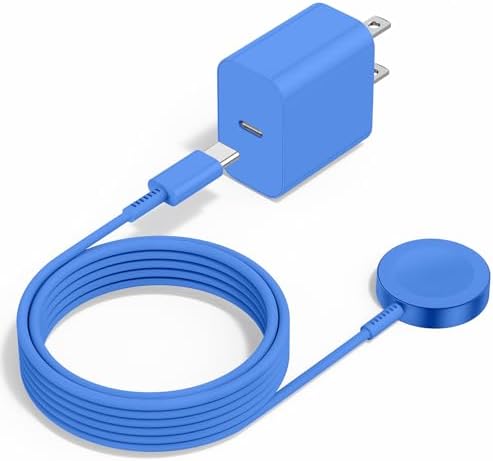 Revolutionary 2-in-1 Magnetic USB-C Charger for Apple Watch & i Phone – 3 ft Fast Charging Cable for Series Ultra/9/8/7/6/SE/SE2/5 & i Phone 14/13/12/11 Pro/Pro Max – Ultimate Convenience, Enhanced Compatibility, and Robust Durability for Modern Tech Users