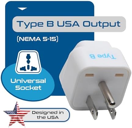 Ultimate Compact Travel Power Adapter for UK & Ireland – Dual USB & USB-C Fast Charger with 3.1 A Output – Type G Plug Converter for Seamless Global Connectivity in Hong Kong, England, Dubai, and Saudi Arabia – Safe, Efficient Design for Smart Travelers