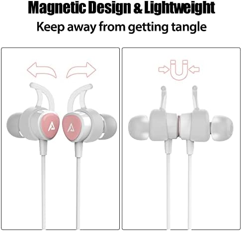 High-Performance Lightning Earbuds with Magnetic Design – MFi Certified Sports Headphones for i Phone 14/13/12/11/Pro Max/Xr/Xs Max/X – Noise-Isolating In-Ear Earphones with Built-in Microphone for Ultimate Workout Experience – Secure Fit and Premium Sound Quality